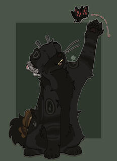 feral cat lineless (£15)
